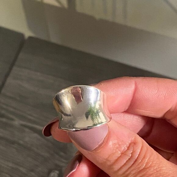 The Bandwidth Tibetan silver stamped band ring. - Picture 13 of 13